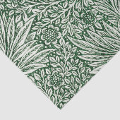 William Morris Marigold Groene Bloembloem Tissuepapier (Detail)