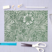 William Morris Marigold Groene Bloembloem Tissuepapier (Craft)