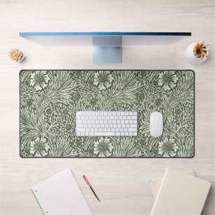 William Morris Marigold Groene Bloemige Kunstprint Bureaumat