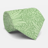 William Morris Marigold (Groene) Pattern Stropdas (Opgerold)