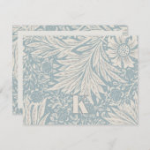 William Morris Marigold Patroon Note Kaart Notitiekaartje (Voorkant / Achterkant)