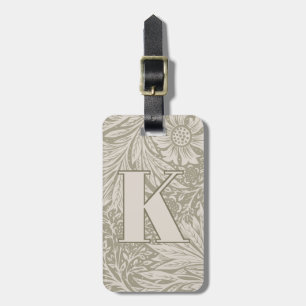  William Morris Marigold Pattern Bagagelabel