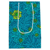 William Morris Marigold, Turquoise & Cobalt Blue Medium Cadeauzakje (Achterkant)