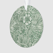 william morris marigold vert floral fleur (devant)