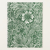 william morris marigold vert floral fleur (Devant)