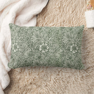 William Morris Marigold Vintage Groene Bloem Kussen