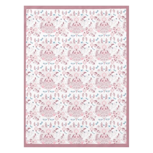 William Morris Mauve Tafelkleed (Voorkant)