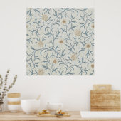 William Morris - Medieval Scroll en Branches Poster (Keuken)