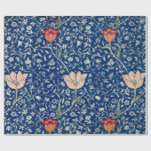 William Morris Medway Blue Floral Cadeaupapier (Vlak)