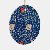 William Morris Medway Blue Floral Keramisch Ornament (Rechts)