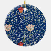 William Morris Medway Blue Floral Keramisch Ornament (Achterkant)