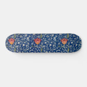 William Morris Medway Blue Floral Skateboard (Horizontaal)