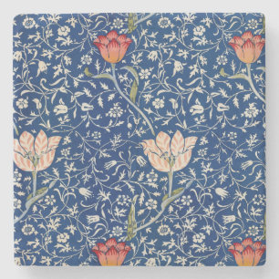 William Morris Medway Blue Floral Stenen Onderzetter