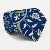 William Morris Medway Blue Floral Stropdas (Opgerold)