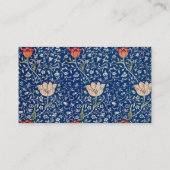 William Morris Medway Blue Floral Visitekaartje (Achterkant)
