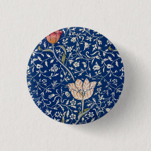 William Morris Medway-patroon Ronde Button 3,2 Cm
