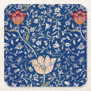 William Morris Medway-patroon Vierkante Kartonnen Onderzetter