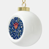 William Morris Medway Pattern Keramische Bal Ornament (Rechts)