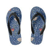 William Morris Medway Pattern Kinder Teenslippers (Voetbed)