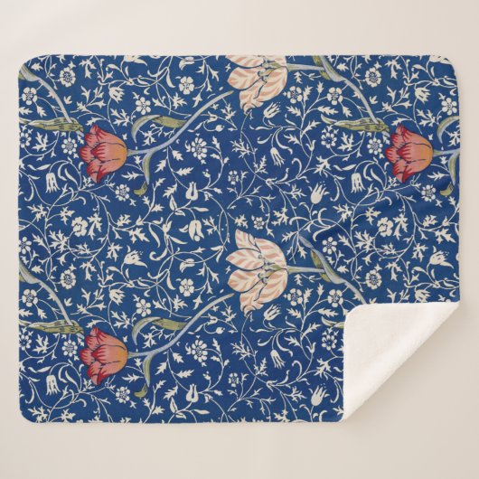 William Morris Medway Pattern Sherpa Deken (Voorkant (horizontaal))