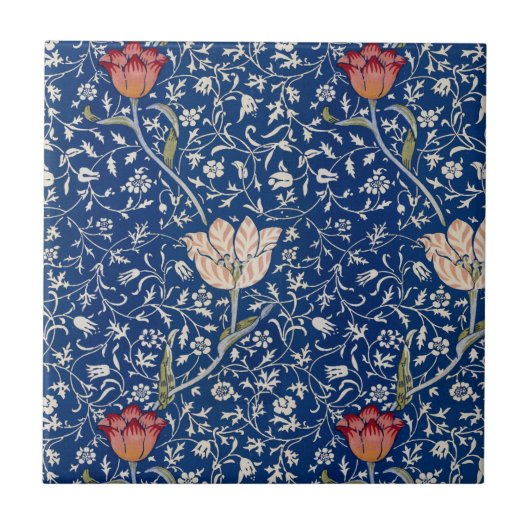 William Morris Medway Pattern Tegeltje (Voorkant)