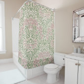 William Morris Michaelmas Daisy Shower Curtain Douchegordijn (In situ)