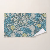 William Morris, motif Art nouveau, algues, bleu, f (Serviette à main)