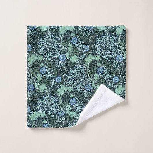 William Morris Motif d'algues (Gant de toilette)