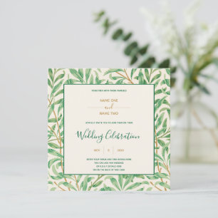 William Morris motif faire-part de mariage