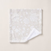 William Morris Motif Floral à Sepia  (Gant de toilette)