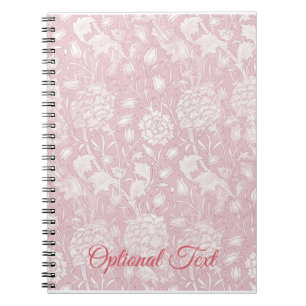 William Morris Motif Floral en Carnet rose