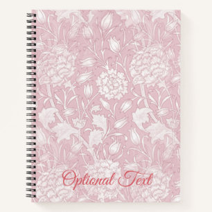 William Morris Motif Floral en Carnet rose