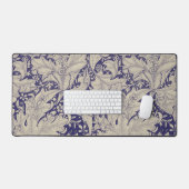 William Morris Motif Giroflée Bleu Antique (Clavier et souris)