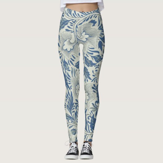 William Morris Motif Leggings (Devant)
