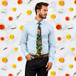William Morris Motif Vintage de fruits Cravate<br><div class="desc">Élevez votre style avec notre William Morris Vintage Fruit Motif Necktie. Cet accessoire intemporel allie des couleurs riches et vibrantes avec des illustrations de fruits détaillées, transformant les vêtements de tous les jours en un énoncé sophistiqué. Idéale pour les amateurs d'art classique et de mode, cette cravate offre à la...</div>