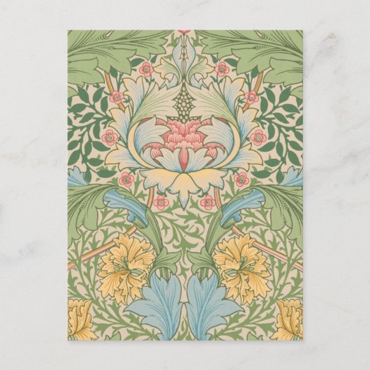 William Morris Myrtle Bloem Bloemen Botanisch Briefkaart (Voorkant)