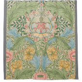 William Morris Myrtle Bloem Bloemen Botanisch Douchegordijn (Voorkant)