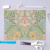 William Morris Myrtle Bloem Bloemen Botanisch Tissuepapier (Craft)