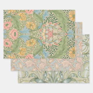 William Morris Myrtle Bloem Bloemstuk Botanisch Inpakpapier Vel