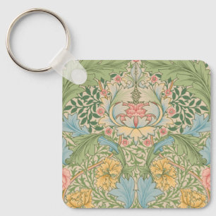 William Morris Myrtle Bloem Bloemstuk Botanisch Sleutelhanger