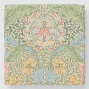 William Morris Myrtle Bloem Bloemstuk Botanisch Stenen Onderzetter