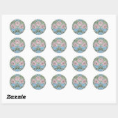 William Morris Myrtle Chintz Pattern Stickers (Vel)