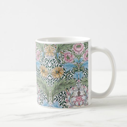 William Morris Myrtle Floral Chintz Pattern Mok (Rechts)