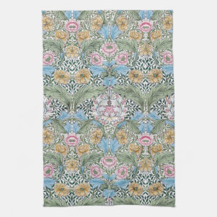 William Morris Myrtle Floral Kitchen Tea Towel Theedoek