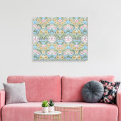William Morris Myrtle Patroon Omwikkeld Canvas Afdruk (Insitu (Woonkamer))