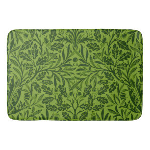 William Morris Naadloos Groen Eikenblad Patroon Badmat
