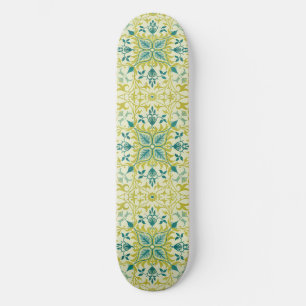 William Morris Naadloos Plafond Limegroen Patroon Skateboard