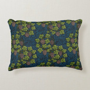 William Morris Naadloze Druiven Wingerd Zwarte Pat Accent Kussen