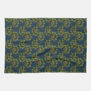 William Morris Naadloze Druiven Wingerd Zwarte Pat Theedoek