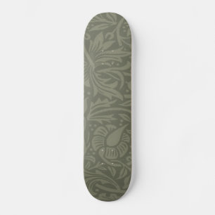 William Morris Narcis Bloemenbehang Skateboard